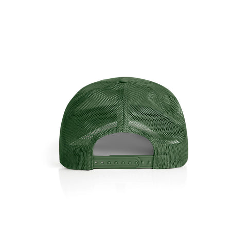 Mesh Trucker Cap — FOREST GREEN (back)