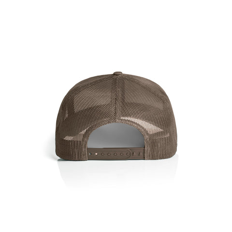 Mesh Trucker Cap — WALNUT (back)