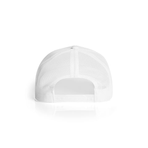 Mesh Trucker Cap — WHITE (back)
