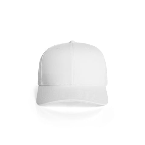 Mesh Trucker Cap — WHITE