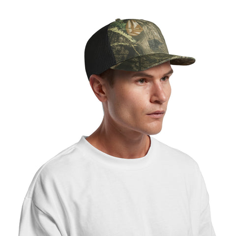 Mesh Contrast Camo Cap — Lifestyle