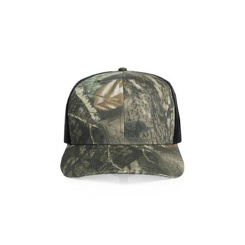 Mesh Contrast Camo Cap — TREE CAMO/BLACK
