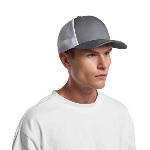 Mesh Contrast Trucker Cap — Lifestyle