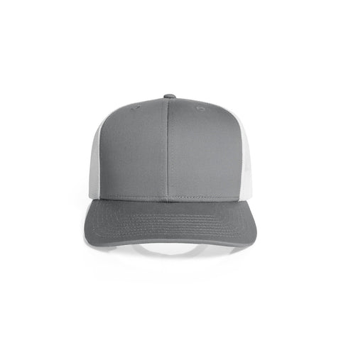 Mesh Contrast Trucker Cap — SHADOW/WHITE