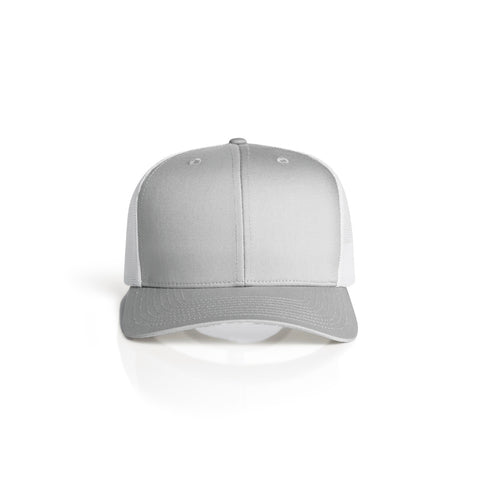 Mesh Contrast Trucker Cap — STORM/WHITE