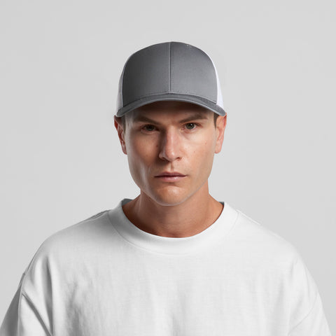 Mesh Contrast Trucker Cap — Lifestyle
