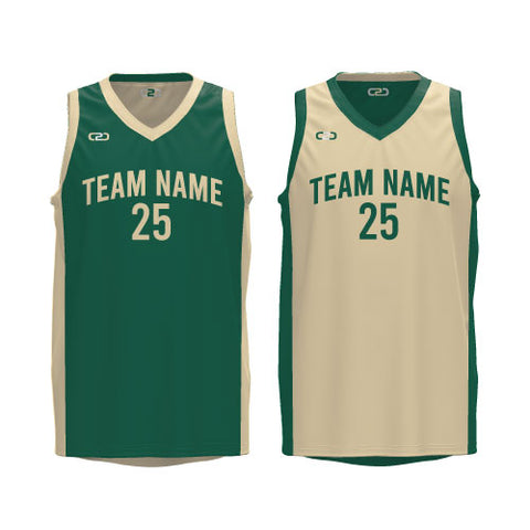 Boomers Core V-Neck Reversible Basketball Singlet Black and White Design Your Own Custom