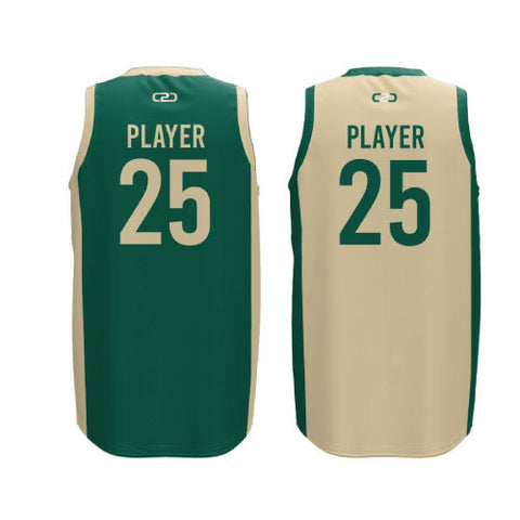 Boomers Core V-Neck Reversible Basketball Singlet Black and White Design Your Own Custom