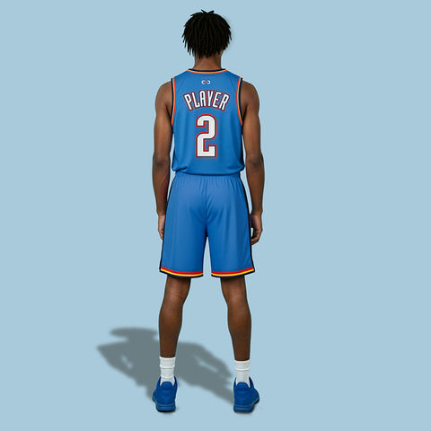 Custom Oklahoma Inspired Core Basketball Singlet