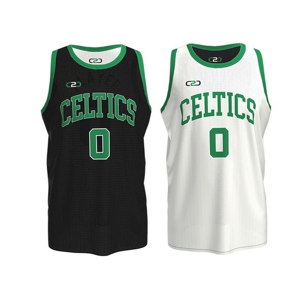 Custom Celtics-Inspired Core Reversible Basketball Singlet