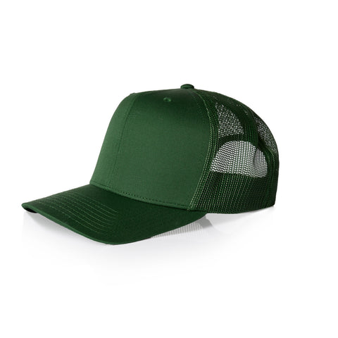 Mesh Trucker Cap — FOREST_GREEN (left)