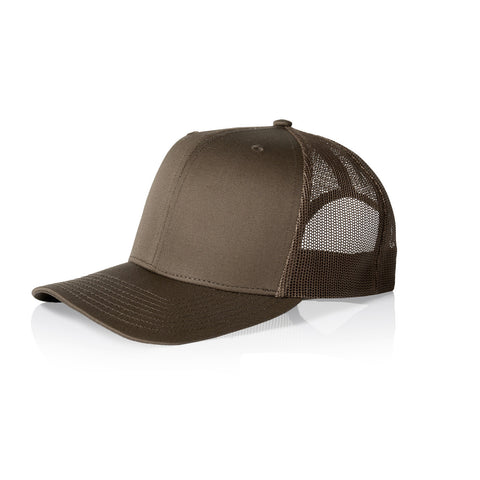 Mesh Trucker Cap — WALNUT (left)