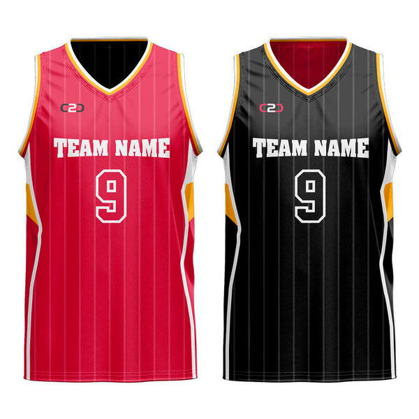 Custom Silver Collection Core V Reversible Basketball Singlet