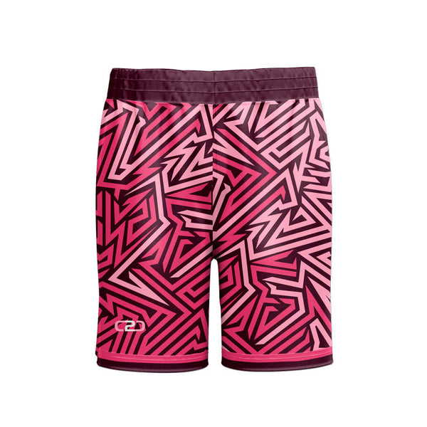 Custom Mythic Basketball Shorts Above Knee Front View