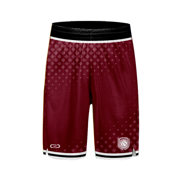 C2C CRIMSON Design Your Own Custom Basketball Shorts