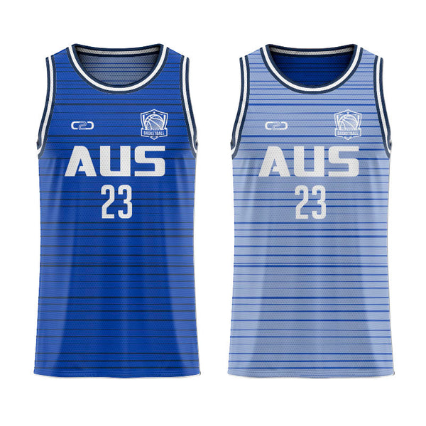 USA Core Reversible Basketball Singlet Front View